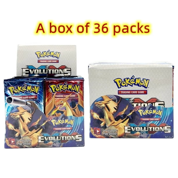 324Pcs Cards Sun & Moon XY Evolutions Booster Box Collectible Tradiner Card Game Toy for Children