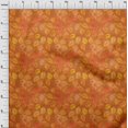 thumbnail image 3 of oneOone Cotton Jersey Orange Fabric Batik Diy Clothing Quilting Fabric Print Fabric By Yard 58 Inch Wide - WC, 3 of 4