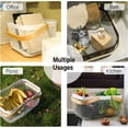 thumbnail image 5 of Portable Mesh Storage Organizer Basket,Multi-Functional Picking Baskets,Vegetables Basket with Double Folding Handles Picnic Hamper,for Kitchen Garden (White), 5 of 7