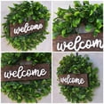 thumbnail image 3 of Guirnalda De Plantas Verdes Artificiales, Cartel De Bienvenida, Decoración Colgante De Pared Para Fiesta De Oficina En Casa Scienceny HA034787-00, 3 of 6