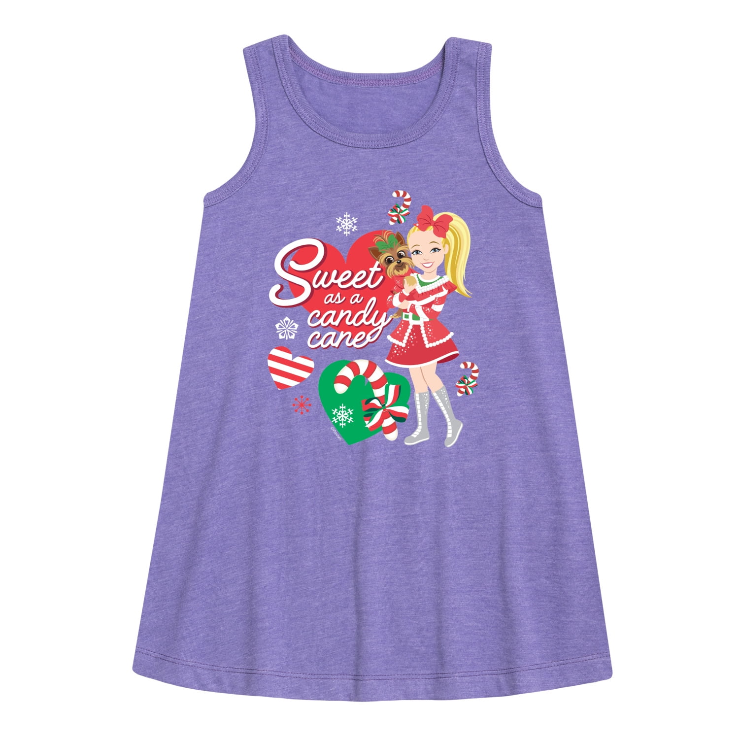 JoJo Siwa Sweet As A Candy Cane Toddler and Youth Girls Aline