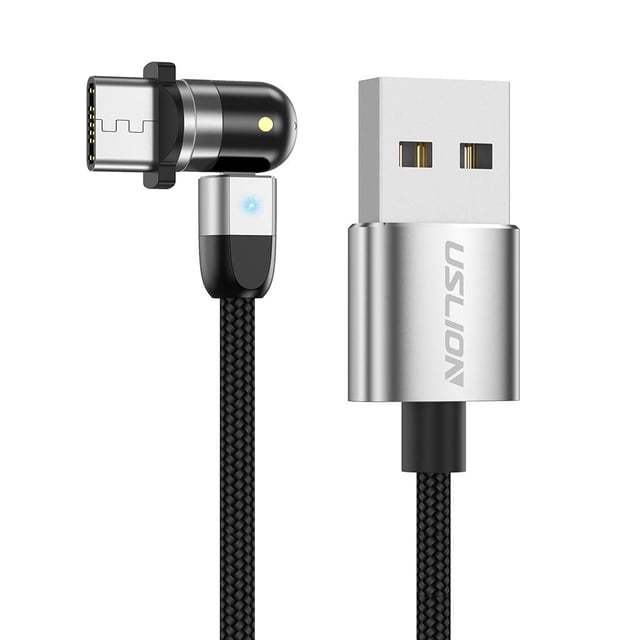 Cable USB de Carga Magnética 360180 Sunnimix Tipo-C Plateado 0.5m