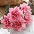 thumbnail image 6 of Artificial Orchid Fake Silk Orchids Plant Phalaenopsis Flowers Artificial Flowers - Arrangements in Pot Table Centerpieces - Indoor Home Decor, 6 of 8