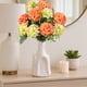 thumbnail image 1 of Flores artificiales para decoración del hogar o centros de mesa de bodas, ramo floral sintético portátil, arreglo de 36 cm para fiesta, oficina, jardín, 1 of 6