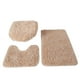 thumbnail image 2 of Set de alfombras de baño de 3 piezas | Esterillas antideslizantes de microfibra de felpa | Alfombras de poliéster blandas absorbentes con tecnología de bloqueo de fibra | Alfombras de baño en forma, 2 of 9