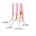 thumbnail image 4 of Cable de tierra THE CIMPLE CO de cobre aislado calibre 10 AWG, 3 m, rosa, 4 of 9