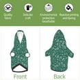 thumbnail image 6 of Haiem Green Christmas for Winter Dog Hoodie Sweatshirts with Pockets Warm Dog Clothes for Small Dogs Chihuahua-Large, 6 of 7