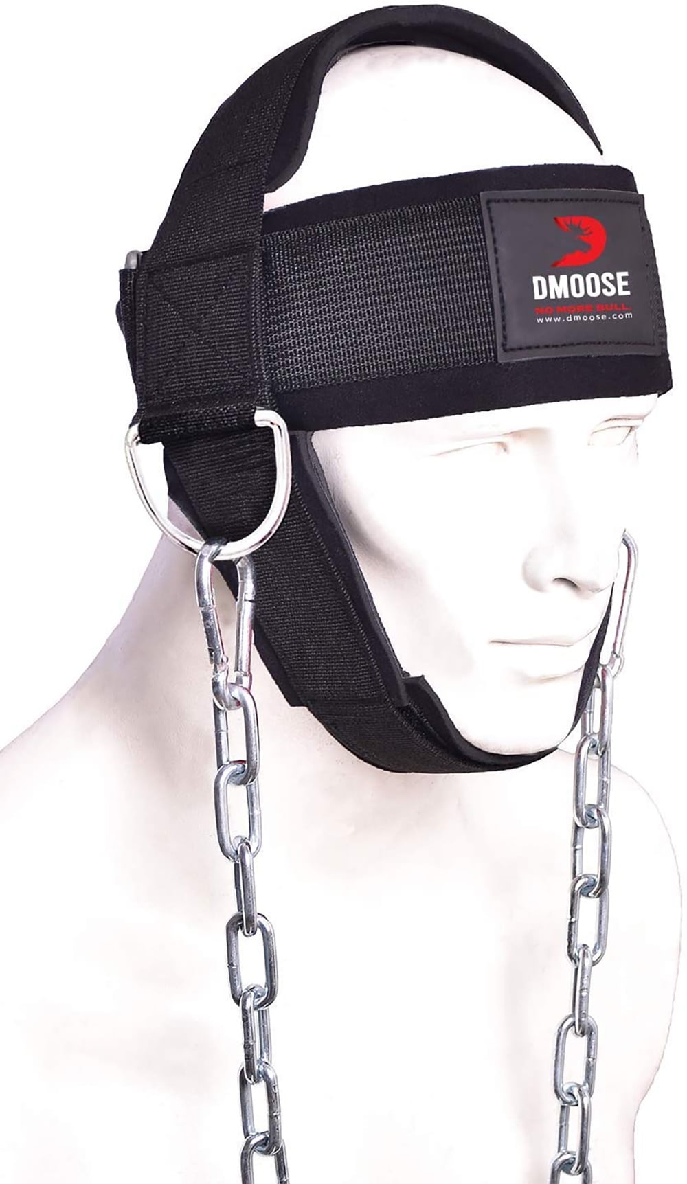 DMoose Fitness Neck Harness for Weight Lifting, Resistance Training and