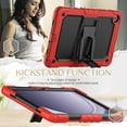 thumbnail image 3 of XYX For Samsung Galaxy Tab A9+/A9 Plus Case 11 inch, 3in1 Heavy Duty Shockproof Tablet Case with Stand, Shoulder Strap (2023, SM-X210/X216/X218), Red, 3 of 7