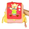 thumbnail image 4 of [Cute Dolly] Embroidered Applique Kids Fabric Art School Backpack / Outdoor Backpack (7.1*8.7*2.6), 4 of 4