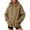 Khaki #45, variant on WULMLEO Women's Oversized Hoodies Drawstring Long Sleeve Sweatshirts with Pocket Fall Winter Casual Pullover Tops Light Purple S