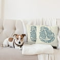 thumbnail image 4 of Ambesonne Anchor Throw Pillow Cover 2 Pack, Vintage Nautical Sea, 16", Blue Cream, 4 of 5