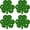 Dark Green(4pcs), variant on St Patricks Day Placemats Set of 4, Felt Green Shamrock Place Mats, Lucky Clover Table Mats for St Patrick's Day Irish Holiday Party Kitchen Dining Outdoor Indoor Decoration