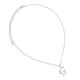 thumbnail image 3 of Collar con Colgante de de la de la de la Simple Cadena Gargantilla de Moda de Metal Plateado, 3 of 9
