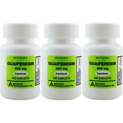 Mucus Relief Guaifenesin 400 mg 300 Tablets Generic for Mucinex Chest Congestion Immediate Release
