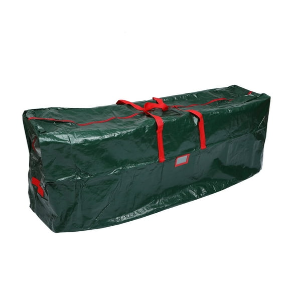 PTOOTP Outdoor Christmas Tree Holder Bag, Rectangular PE Reusable Zipper Storage Pouch for Holiday Decoration