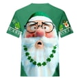 thumbnail image 3 of Goodtrade8 Men's St.Patrick's Day Green Funny Big and Tall Casual Printed Short Sleeve Crew Neck Graphic T-Shirt, 3 of 4