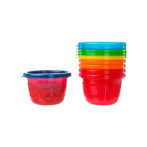 The First Years Take & Toss Snack Cups with Lids 4.5 Oz 6 Count