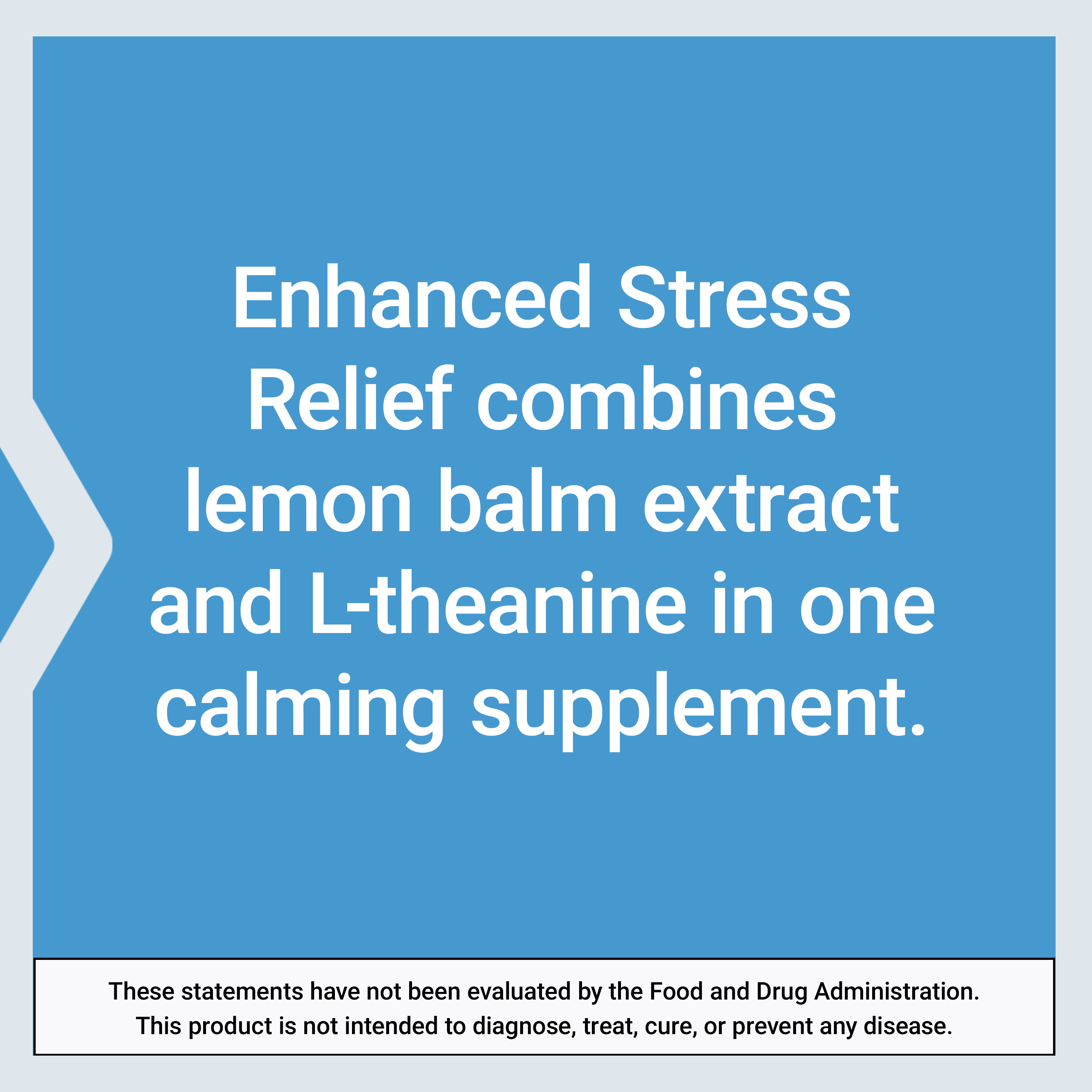 Life Extension Enhanced Stress Relief, lemon balm extract, L-theanine, decompress with this supplement for stress, gluten-free, non-GMO, vegetarian, 30 capsules