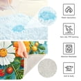 thumbnail image 3 of Yayeee Bath Rugs for Bathroom Floor Set of 2 Non Slip Fluffy Soft Absorbent Mat, Pink Floral Tomatoes, 3 of 7