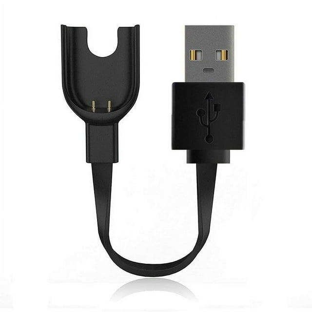 Cargador USB compatible con Xiaomi Mi Band 3 - Estación de carga de repuesto para reloj inteligente Mi Band 3 (para Mi Band 3)