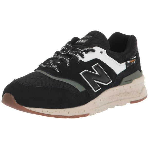 New Balance Kid's 997H V1 Lace-Up Sneaker, Black/Norway Spruce, 11.5 M US Little Kid (4-8 Years)