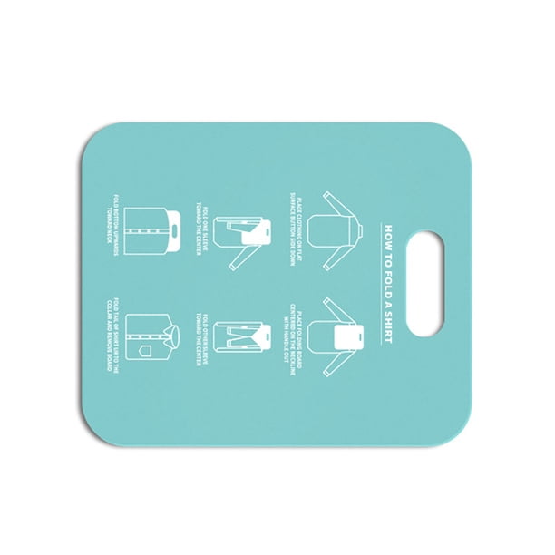Bearachild Tablero plegable para ropa, carpeta de ropa impermeable resistente al desgaste de alta resistencia, almacenamiento de ropa portátil, Almacenamiento y organización del hogar Cian claro
