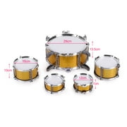 MIXFEER Children Kids Drum Set Musical Instrument Toy 5 Drums with Small Cymbal Stool Drum Sticks for Boys Girls