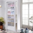 thumbnail image 5 of Tiitstoy 24 Pocket Shoe Space Door Hanging Organizer Rack Wall Bag Storage Closet Holder White, 5 of 7