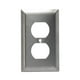 thumbnail image 2 of Pack De 2 Placa Receptáculo Duplex Leviton Acero Inoxidable, 2 of 2