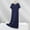 Navy, variant on Dxzfnsa Women Summer Dresses Women's Fashion Short Sleeve Swing Midi Dress Casual Loose Solid Color Round Neck T-Shirt Dresses with Pockets