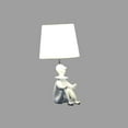 thumbnail image 5 of Ore International 21.25" In White Modern Clown Phone Holder Resin Table Lamp, 5 of 5