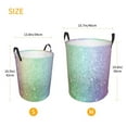 thumbnail image 5 of Bingfone Beautiful Glitter Waterproof Foldable Laundry Hamper Bucket With Handles For Storage Bin,Clothes Hamper (Medium), 5 of 8