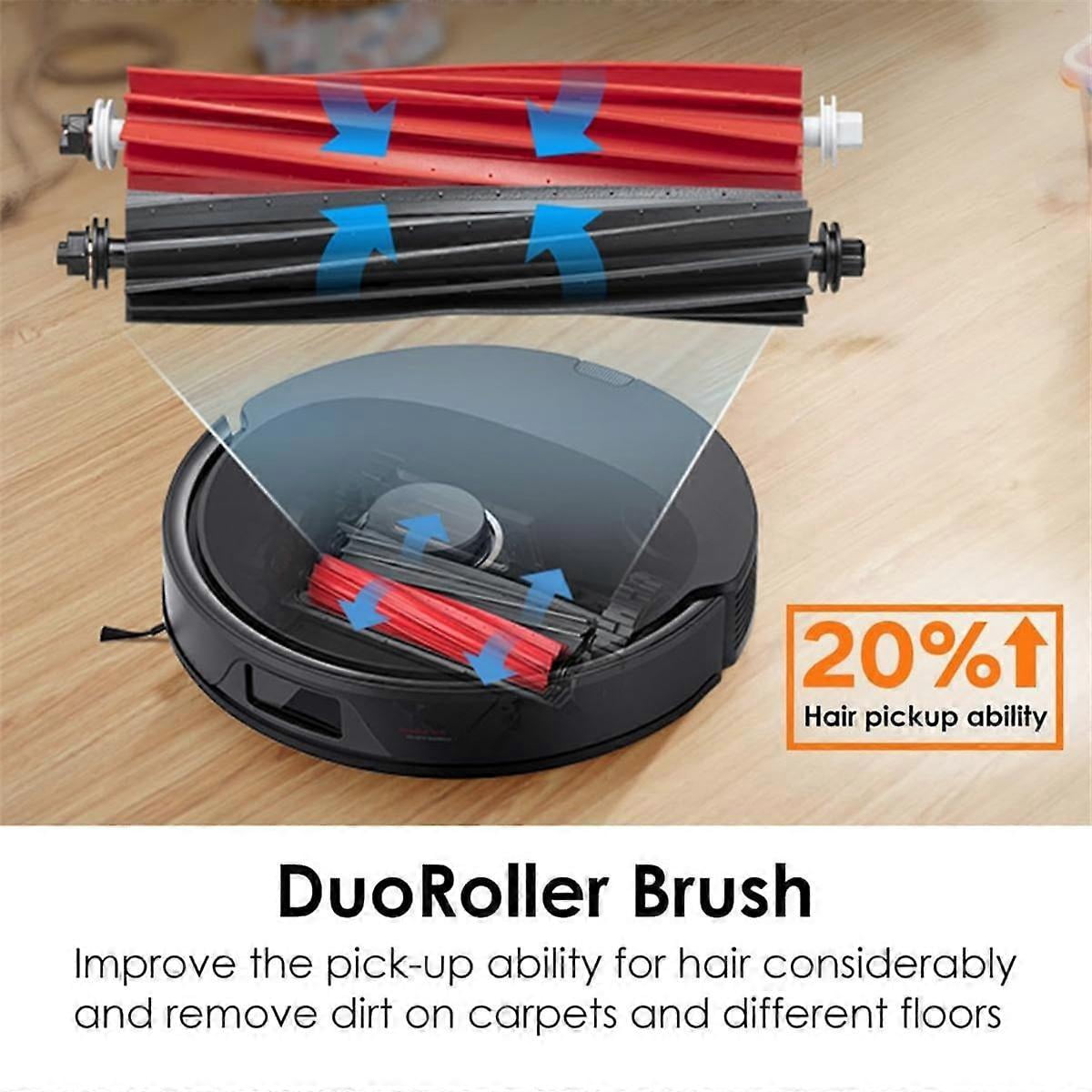 For Q8 Max, Q8 Max+, Q5 Pro, Q5 Pro+ Robot Vacuum Cleaner Main Brush Cover Hepa Filter Mop Pad Spar As Shown