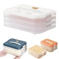 thumbnail image 1 of Storage Containers Plastic Cookie Containers Stackable Cookie Dumpling Storage Box Containers with Lids Airtight Kitchen Organization Refrigerator Storage Food Containers Pantry Organization, 1 of 9