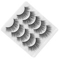 thumbnail image 4 of Paquete de 5 pares de pestañas postizas 6D, hechas a mano, largas, reutilizables, de fibra, GL701, 4 of 14