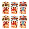 thumbnail image 2 of 6Pcs 2024 Enveloppes Rouges du Nouvel An Chinois pour les Vacances du Festival du Printemps de Mariage, 2 of 8