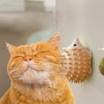 thumbnail image 5 of Darzheoy Catnip Toys Self-Grooming Cat Brush with Catnip Ball & Gall Fruit, Kitty Kitten Scratcher Self Groomer Cat Toys for Indoor Cats Lick, Chew Toys Corner Brushes Edible Wall Treats, 5 of 6