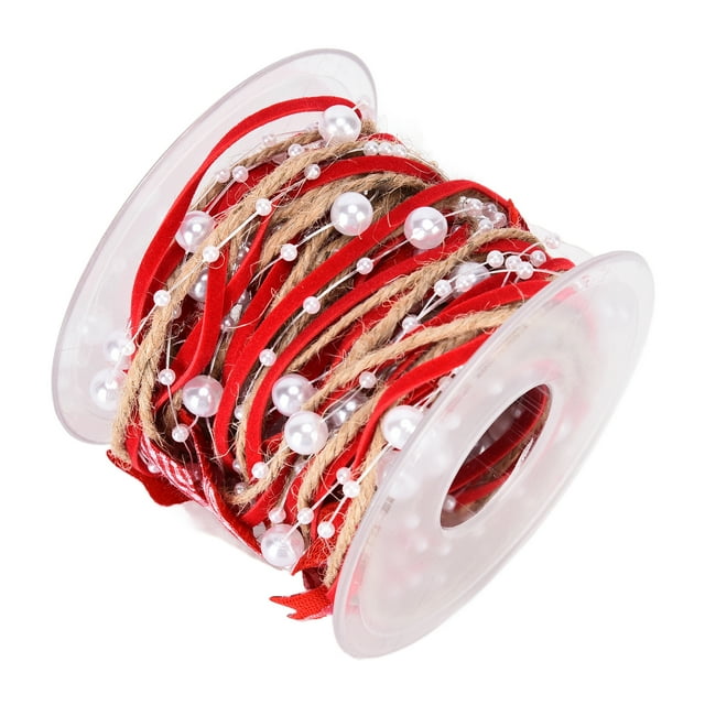Ribbon,Christmas Ribbon 3.0cm/1.2in Wide Gift Ribbon Red Ribbon Finest Materials
