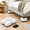 Rectangle-4 Pack-white-2 Layer(3inch), variant on Square-4 Pack-black 2 Layer(3inch) Adjustable Furniture Risers