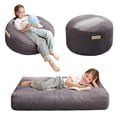 thumbnail image 1 of Puf cama MAXYOYO, sofá convertible para niños, gris oscuro, 1 of 7