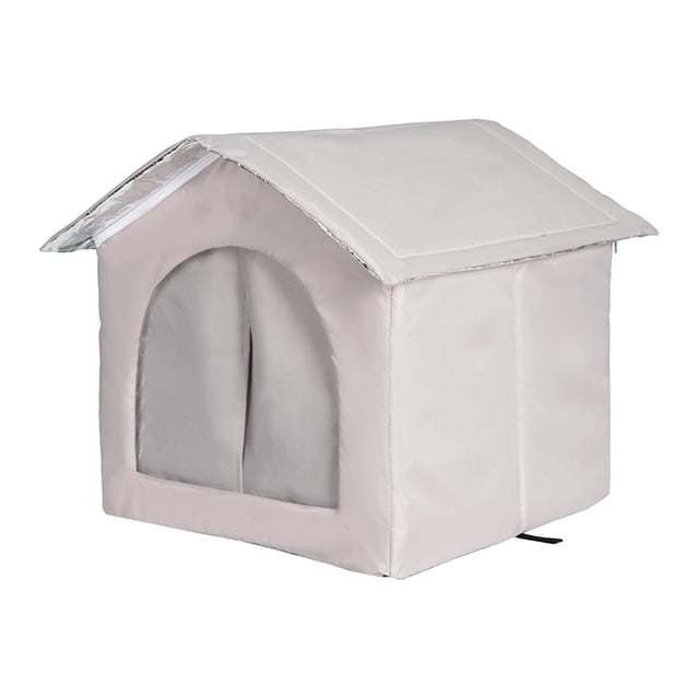 Refugio para gatos callejeros, escondite extraíble para mascotas, casa exterior, cueva para gatos, cama para patio, mascota pequeña, hámster, erizo, S