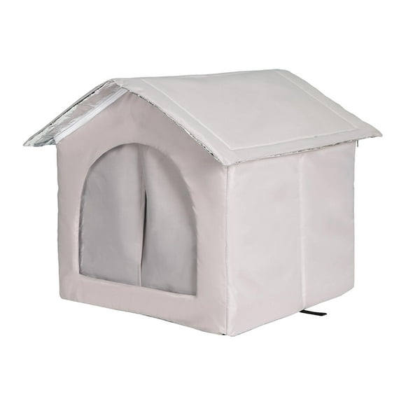 Almencla Abri pour Chats Errants Fournitures pour Animaux Lit pour Chat Amovible pour Parc Petits Lapins S