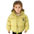 thumbnail image 5 of Bixock Toddler Girls Puffer Jackets Girls Winter Coats Kids Padded Coat Outerwear Long Sleeve Hooded Wind Short Cut Thermal Jacket for Kids 2-11Years, 5 of 7