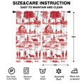 thumbnail image 2 of Blackout Kids Curtains,Red Toile Pattern Sheep Herders Dogs Houses Childrens Insulated Curtains Set Of 2,Bedroom Essentials,Toddler Room Decor 42x84in(106x213cm), 2 of 4