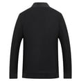 thumbnail image 3 of Vedolay Men's Jacket Casual Loose Comfy Jacket Button Down Open Front Shirts Clothes Black,XL, 3 of 4