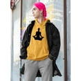 thumbnail image 2 of Yoga Silhouette      Hoodie Women -Image by Shutterstock, Female 4X-Large, 2 of 4