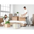 thumbnail image 6 of REGALWOVEN 1 Pack Clothes Storage, Storage Bags, Moving Bags for Bedroom Beige 19.5*15.5*19.5in, 6 of 7