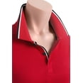 thumbnail image 4 of CLOVERY Women's Casual 2-Button Placket Polo Short Sleeve Shirt (S-3XL), 4 of 5