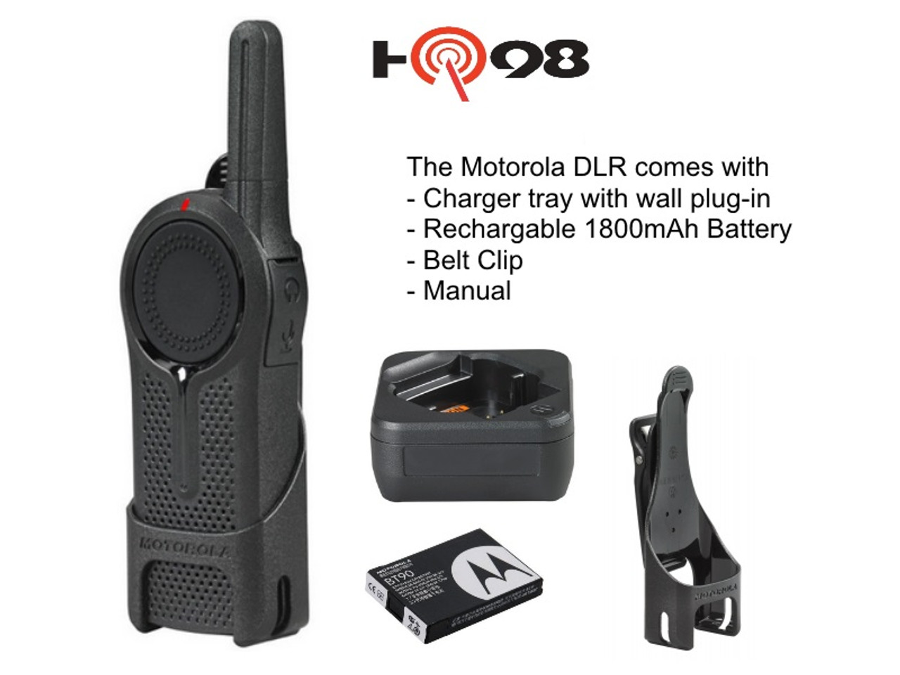 Pack of Motorola DLR1060 Walkie Talkie Radios by Motorola